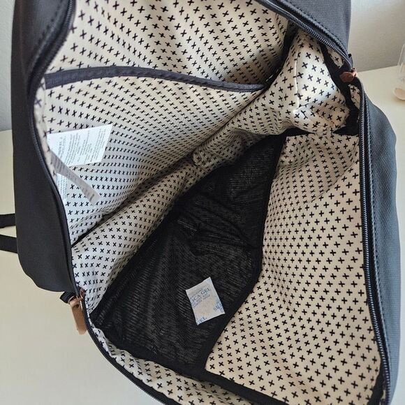 Petunia Pickle Bottom | Meta Baby Bag Backpack in Black Matte Canvas Unisex - Picture 10 of 15